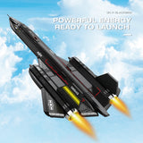 MOC SR71 Blackbird Tactical Aircraft Module Building Blocks Set (1733PCS) - cubertime