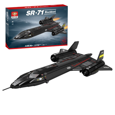 MOC SR71 Blackbird Tactical Aircraft Module Building Blocks Set (1733PCS) - cubertime