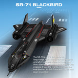 MOC SR71 Blackbird Tactical Aircraft Module Building Blocks Set (1733PCS) - cubertime