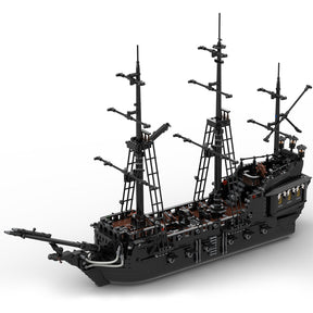 MOC The Black Pearl Medieval Pirate Ghost Ship Building Blocks Set (2808PCS) - cubertime