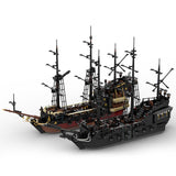MOC The Black Pearl Medieval Pirate Ghost Ship Building Blocks Set (2808PCS) - cubertime
