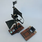MOC The Black Pearl Medieval Pirate Ship Model Particle Building Blocks Set (3051PCS) - cubertime