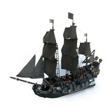 MOC The Black Pearl Medieval Pirate Ship Model Particle Building Blocks Set (3051PCS) - cubertime