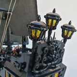 MOC The Black Pearl Medieval Pirate Ship Model Particle Building Blocks Set (3051PCS) - cubertime