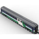 MOC UIC-X Sleeper Train Car Building Blocks Set, XMPR Night Livery Railway Model (1157PCS/UIC-X) - cubertime