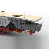 MOC WWII German Aircraft Carrier Building Blocks Set, Military Warship Model, Naval Display Kit for Adults Collectors(9569 PCS) - cubertime