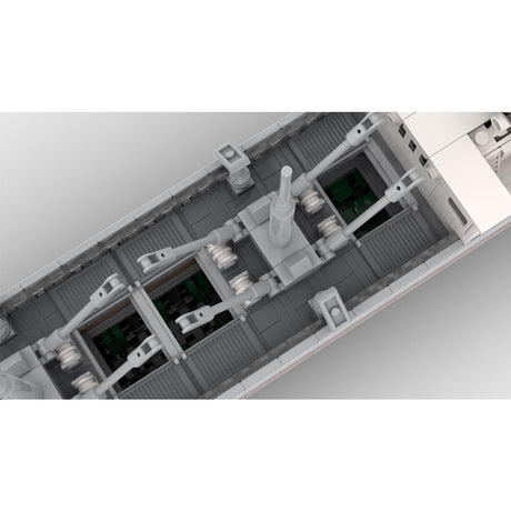 MOC WWII Liberty Cargo Ship Building Blocks Model, Historical Transport Vessel Micro Brick Naval Display Set for Adults Collectors(3172PCS) - cubertime