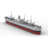 MOC WWII Liberty Cargo Ship Building Blocks Model, Historical Transport Vessel Micro Brick Naval Display Set for Adults Collectors(3172PCS) - cubertime