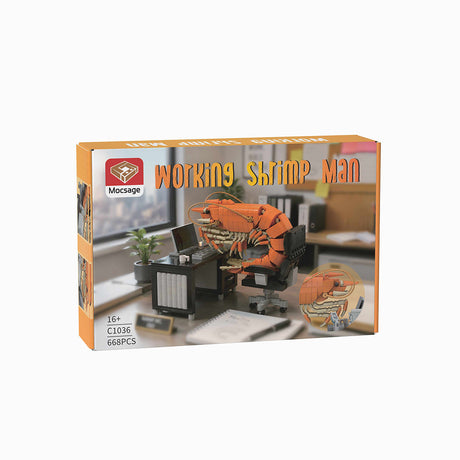 MOC Working Shrimp Man Building Blocks Set (675PCS) - cubertime