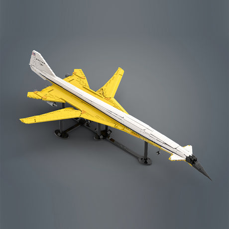 MOC 1/80 Scale B2707-200 TWA SST American Boeing Supersonic Passenger Aircraft Building Block Set(4034PCS/4022PCS) - cubertime