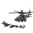 MOC‑148055 AH-64E Apache Guardian Helicopter Airplane Assembly Model Building Blocks Set Creative Ornament - cubertime