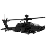 MOC‑148055 AH-64E Apache Guardian Helicopter Airplane Assembly Model Building Blocks Set Creative Ornament - cubertime