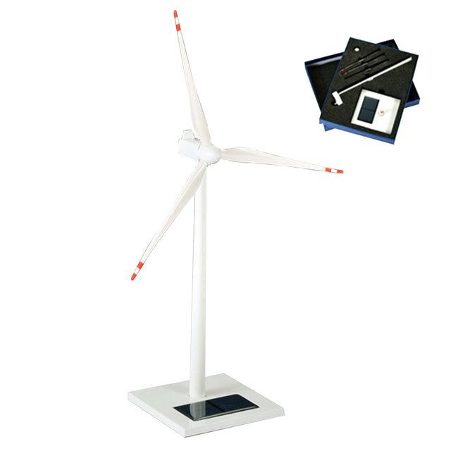 Metal Solar Windmill Model (White with 300 RPM Rotation Speed/Silver with 8-10 RPM Rotation Speed) - cubertime