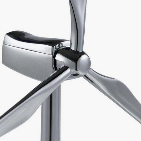 Metal Solar Windmill Model (White with 300 RPM Rotation Speed/Silver with 8-10 RPM Rotation Speed) - cubertime
