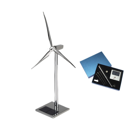 Metal Solar Windmill Model (White with 300 RPM Rotation Speed/Silver with 8-10 RPM Rotation Speed) - cubertime