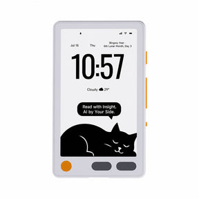 Metalio E-Ink 4 AI E-Reader, 3.97-Inch 235 PPI E-Ink Touchscreen, Ultra-Lightweight 70 g Portable Ebook Reader with Voice AI, AI Drawing, Audiobook Playback, Open-Source Firmware(Wi-Fi Version) - cubertime