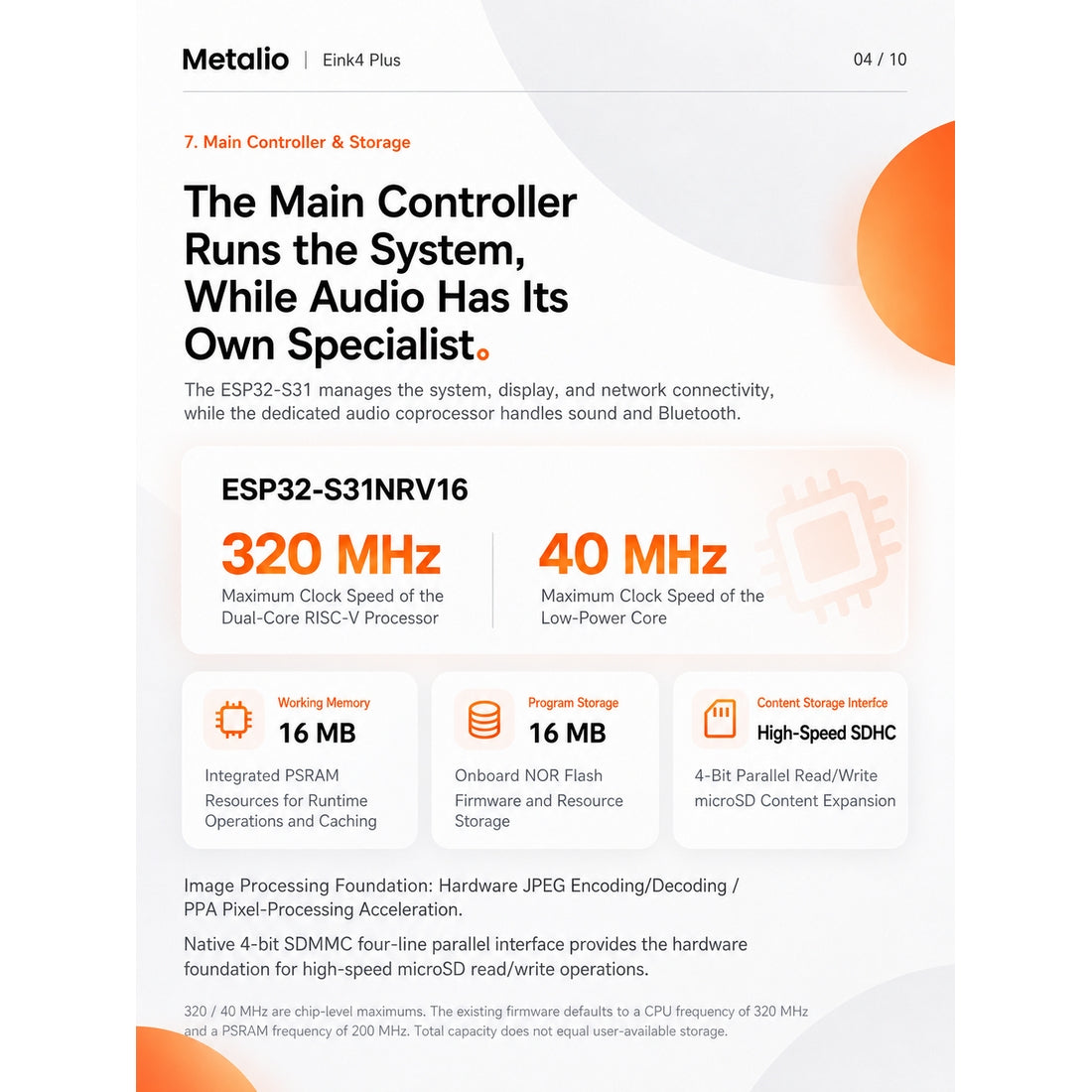 Metalio E-INK4 Plus AI E-Reader, 4.7-Inch 297 PPI E-Ink Touchscreen with Front Light, 2000 mAh Battery, Voice AI, Translation, AI Drawing, Open-Source Firmware, Wi-Fi, 16GB TF Card Included - cubertime