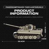 MOC 1/28 Scale German Tank Military MOC DIY Assembly Toy Building Blocks Set (1138PCS) - cubertime