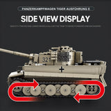 MOC 1/28 Scale German Tank Military MOC DIY Assembly Toy Building Blocks Set (1138PCS) - cubertime