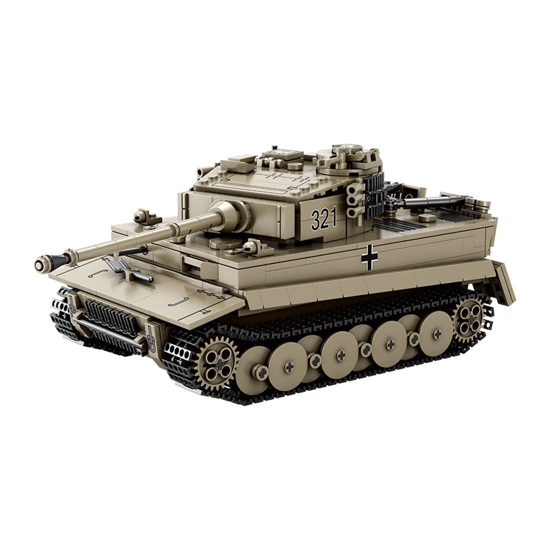 MOC 1/28 Scale German Tank Military MOC DIY Assembly Toy Building Blocks Set (1138PCS) - cubertime