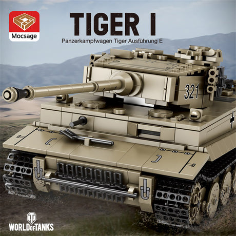 MOC 1/28 Scale German Tank Military MOC DIY Assembly Toy Building Blocks Set (1138PCS) - cubertime