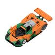 MOC Japanese Winning Racecar Building Blocks Set - Modular Sports Car Model with Removable Engine, Opening Doors, Display & Build Experience - cubertime