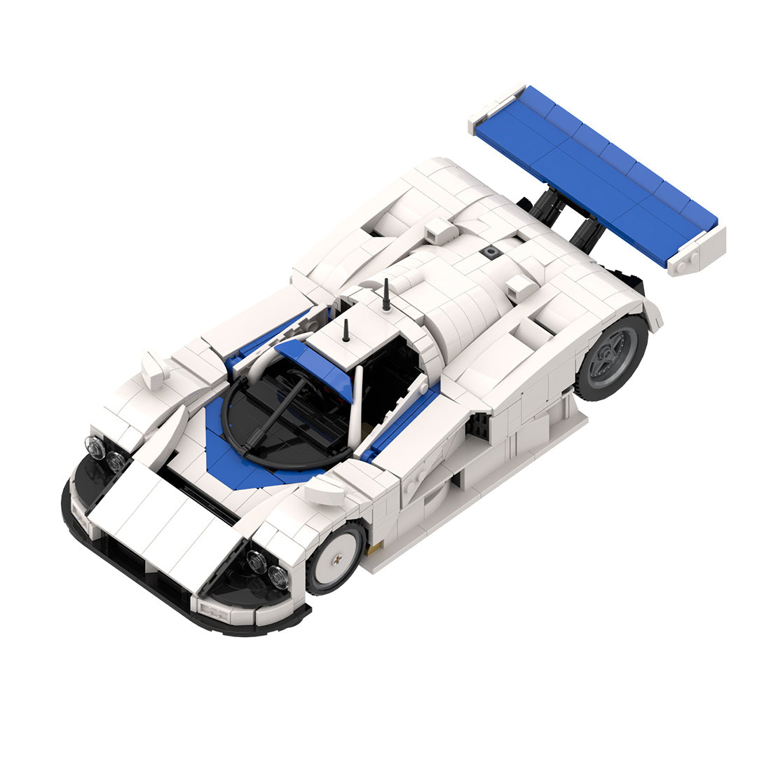 MOC Mazda 787B Japanese LeMens Legend Racecar Building Blocks Set