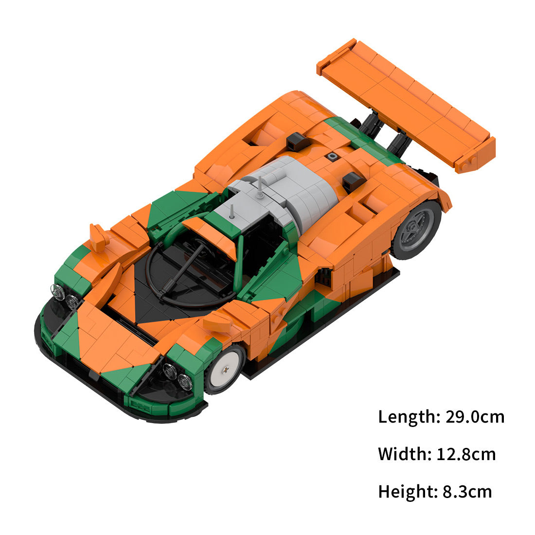 MOC Mazda 787B Japanese LeMens Legend Racecar Building Blocks Set
