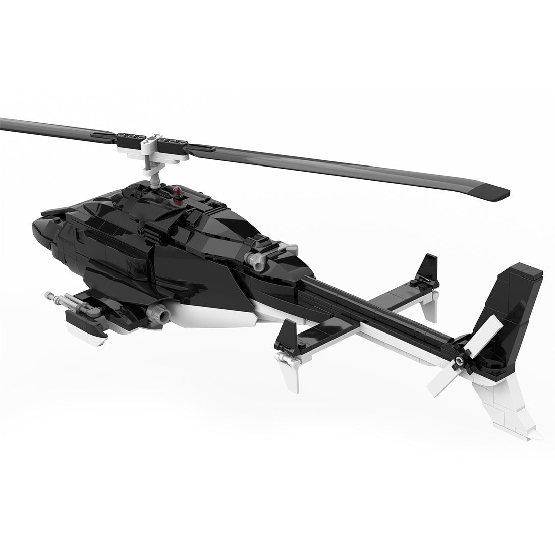 Mocsage MOC-149250 Helicopter Model Assembly Toy Building Blocks Set Creative Ornament - cubertime