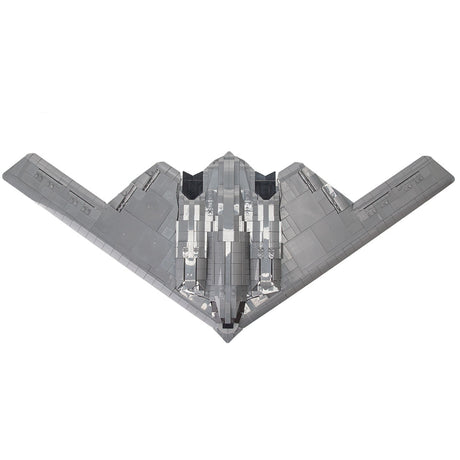 Mocsage MOC-166363 B2 Spirit 1/70 Scale Flying-Wing Ultra-High-Speed Intercontinental Stealth Strategic Bomber Model Building Blocks Set (1977PCS) - cubertime