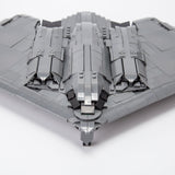 Mocsage MOC-166363 B2 Spirit 1/70 Scale Flying-Wing Ultra-High-Speed Intercontinental Stealth Strategic Bomber Model Building Blocks Set (1977PCS) - cubertime