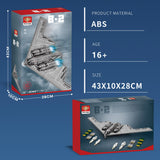 Mocsage MOC-166363 B2 Spirit 1/70 Scale Flying-Wing Ultra-High-Speed Intercontinental Stealth Strategic Bomber Model Building Blocks Set (1977PCS) - cubertime