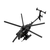 Mocsage MOC-88275 MH-6 Little Bird Helicopter Model Building Blocks Set - cubertime