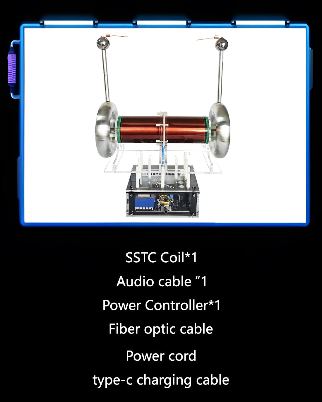 Music Tesla Coil SSTC Desktop Toy Plasma Loudspeaker - cubertime