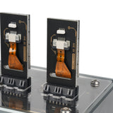 Nixie-Tube Style IPS Color Display Digital Clock, Desktop Ambient Light - cubertime