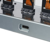 Nixie-Tube Style IPS Color Display Digital Clock, Desktop Ambient Light - cubertime