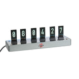 Nixie-Tube Style IPS Color Display Digital Clock, Desktop Ambient Light - cubertime