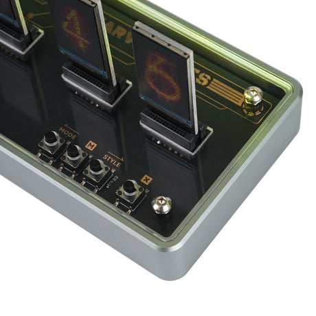 Nixie-Tube Style IPS Color Display Digital Clock, Desktop Ambient Light - cubertime