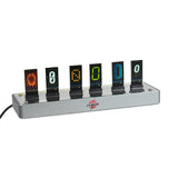 Nixie-Tube Style IPS Color Display Digital Clock, Desktop Ambient Light - cubertime