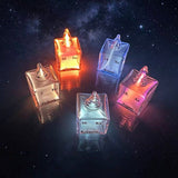 Periodic Table Inert Gas Collection Set, High Purity Glass Sealed Display for Science Enthusiasts (Cube)