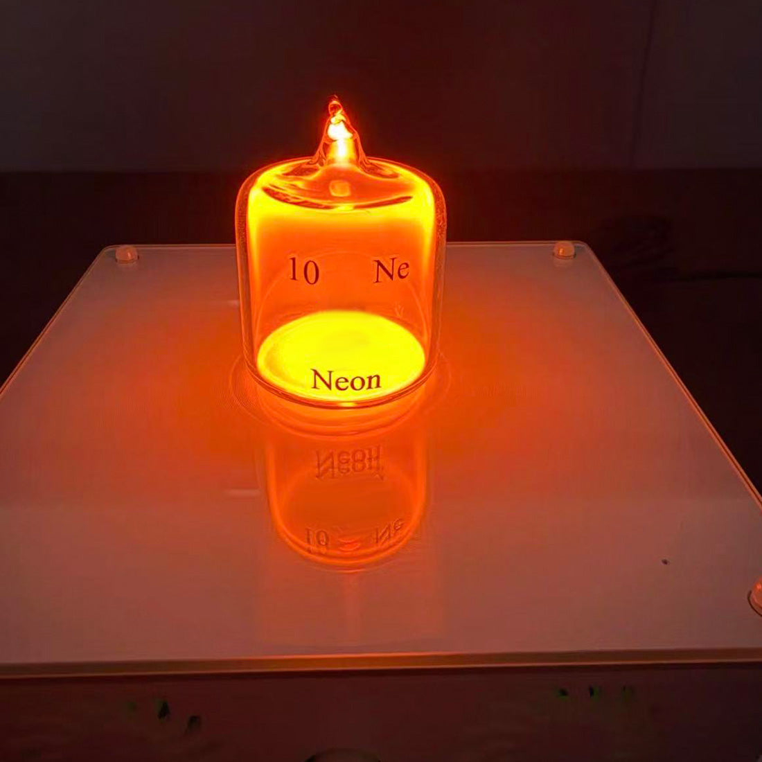 Periodic Table Inert Gas Collection Set, High Purity Glass Sealed Display for Science Enthusiasts (Cylinder) - cubertime