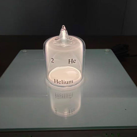 Periodic Table Inert Gas Collection Set, High Purity Glass Sealed Display for Science Enthusiasts (Cylinder) - cubertime