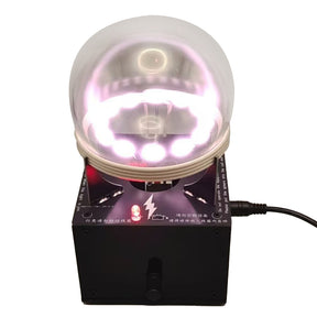 Plasma Energy Light Sphere, Magnetic Field Neon Gas Display Lamp Ring Plasma Sphere - cubertime