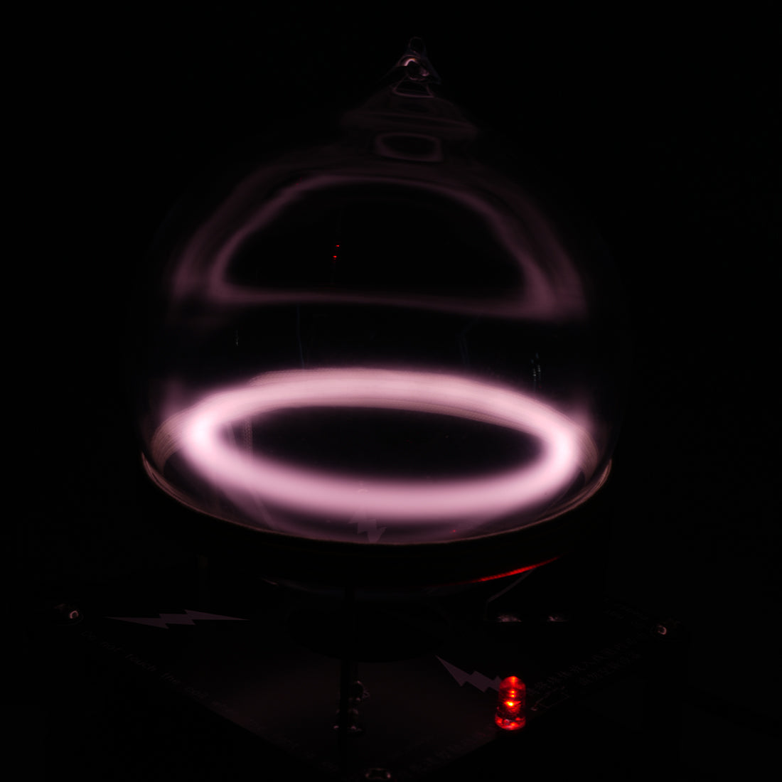 Plasma Energy Light Sphere, Magnetic Field Neon Gas Display Lamp Ring Plasma Sphere - cubertime