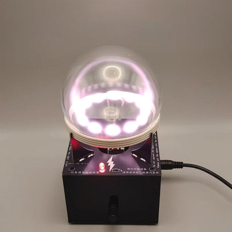 Plasma Energy Light Sphere, Magnetic Field Neon Gas Display Lamp Ring Plasma Sphere - cubertime