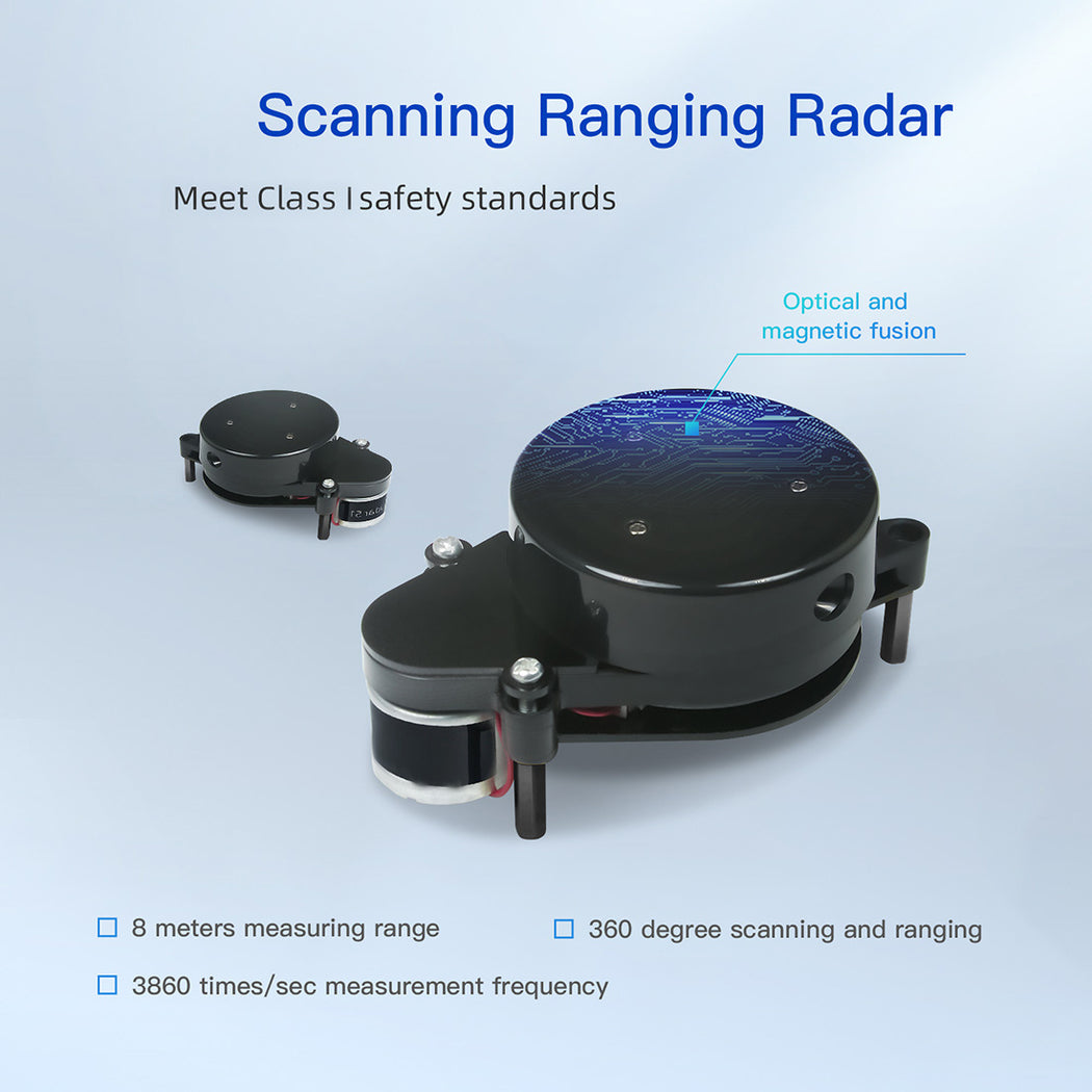 Robot Car Kit, Tracked Robot Vehicle with LiDAR SLAM Mapping Navigation, ROS-Based Development Platform with Jetson Nano Controller - cubertime
