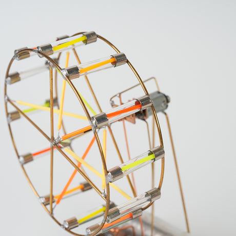 Rotating Colorful Ferris Wheel DIY Kit (Manual Soldering) - cubertime
