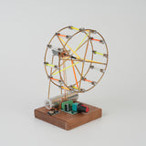 Rotating Colorful Ferris Wheel DIY Kit (Manual Soldering) - cubertime