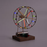Rotating Colorful Ferris Wheel DIY Kit (Manual Soldering) - cubertime