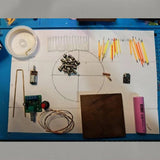 Rotating Colorful Ferris Wheel DIY Kit (Manual Soldering) - cubertime